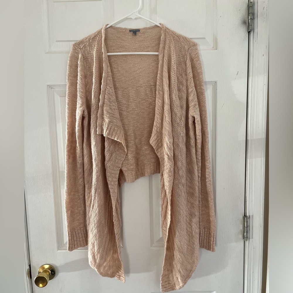 Charolette Russe light pink woven cardigan